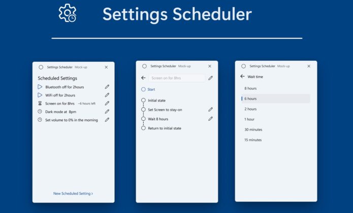 Dev pitches "settings scheduler" for Windows 11 PowerToys and it's ...