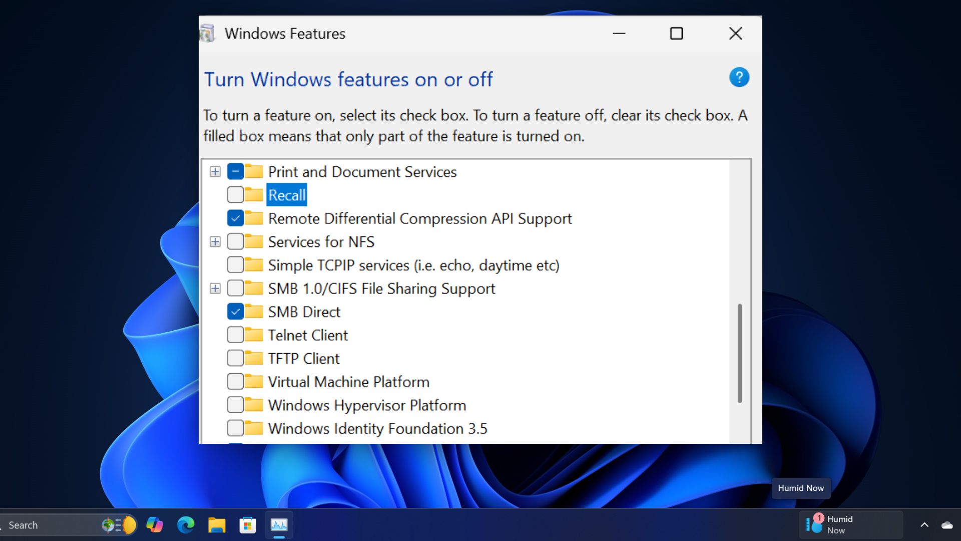Windows 11 ahora permite eliminar Recall AI, confirma Microsoft