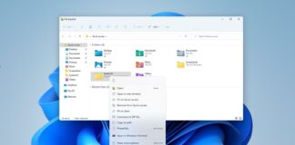 Windows 11 right-click menu