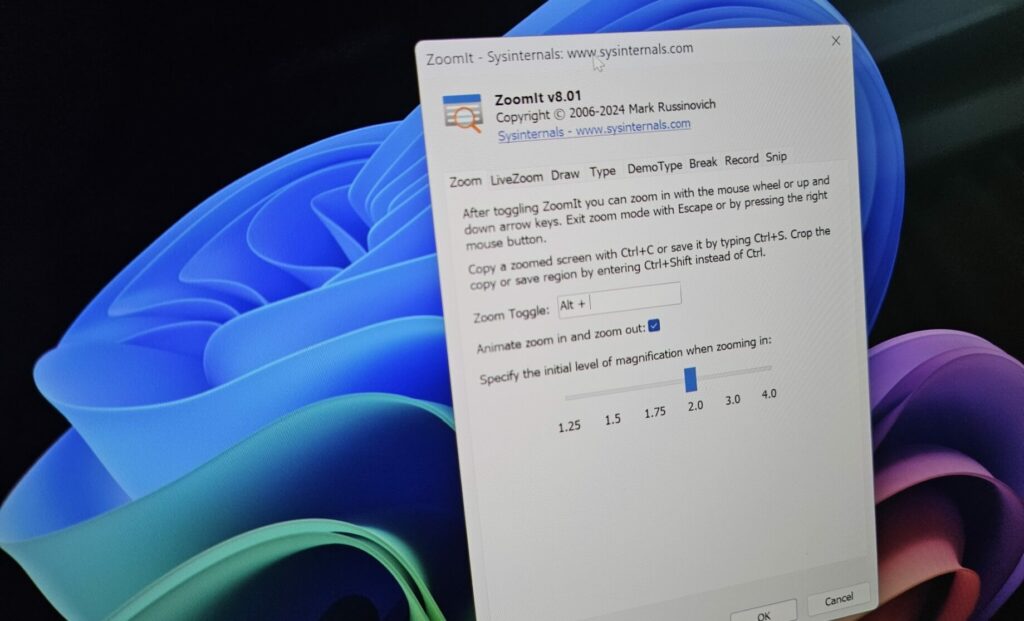 Zoomit for Windows 11