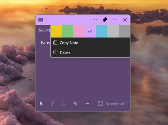 Sticky Notes fails on Windows 11 with account has no mailbox issue