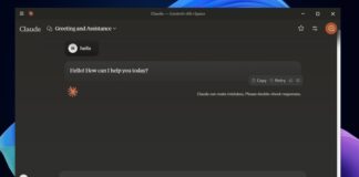 Claude app for Windows