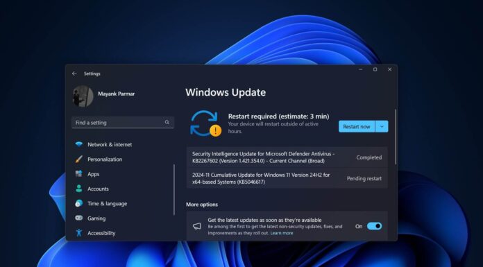 Windows 11 KB5046617 issues