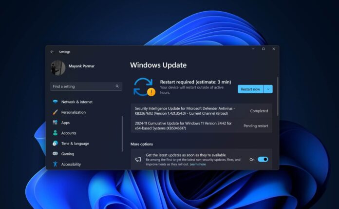Windows 11 KB5046617 issues
