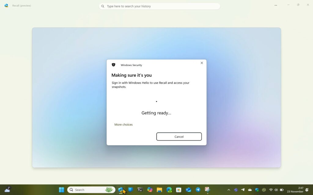Windows Recall hands on