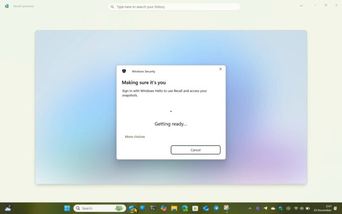 Windows Recall hands on