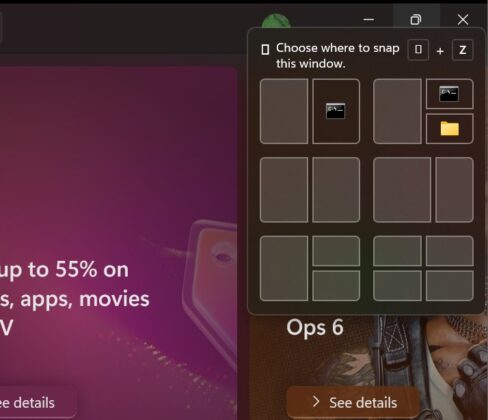 snap layout text 2
