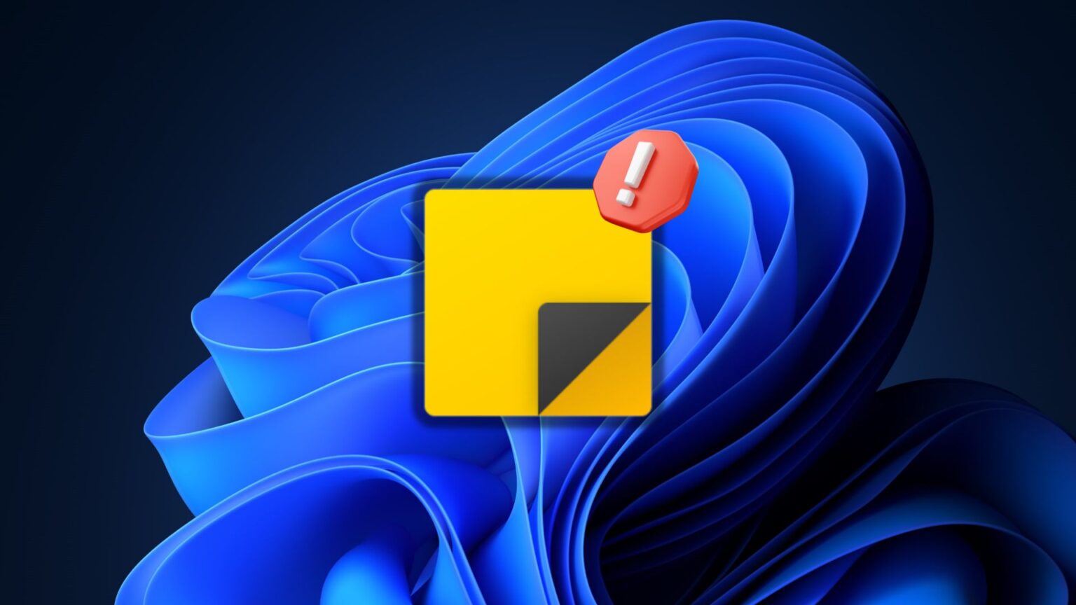Sticky Notes fails on Windows 11 with account has no mailbox issue