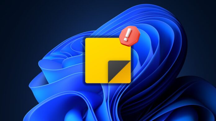 Sticky Notes faces sign-in issues shows “account has no mailbox” error