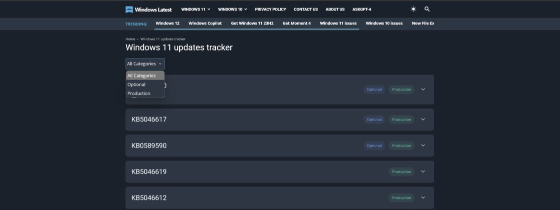 WU tracker