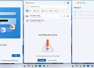 Windows 11 File Search for taskbar
