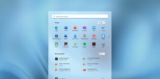 Windows 11 Start menu recommended
