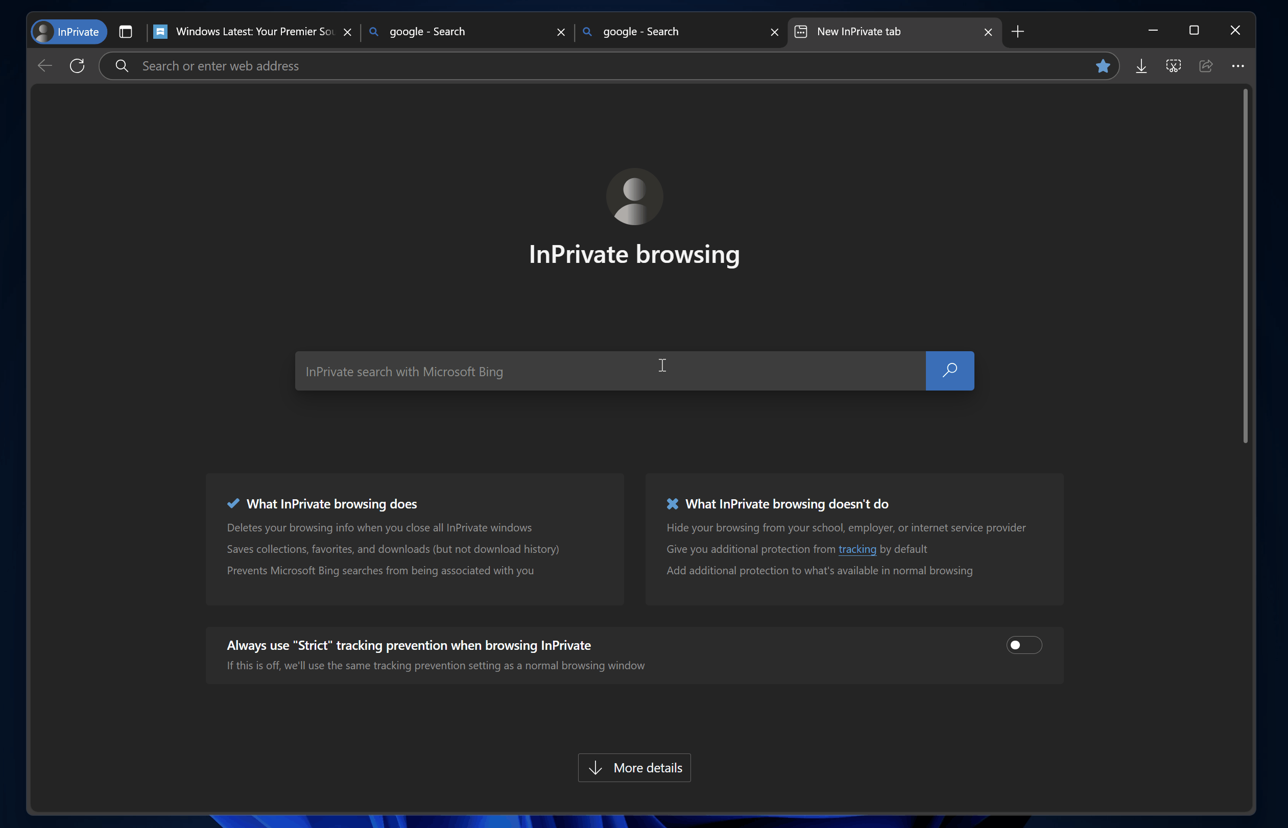 Microsoft Edge s Bing Now Hides Google Chrome Download Link On Windows 11