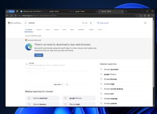 Microsoft Edge and Chrome pop-up