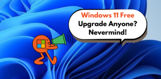 Microsoft says Windows 11 is free for a limited time, then deletes the statement