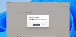 Copilot Alt-Space on Windows 11