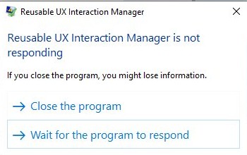 Reusable UX Interaction Manager is not working