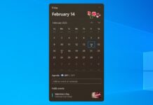 Windows 10 experiments with new calendar UI