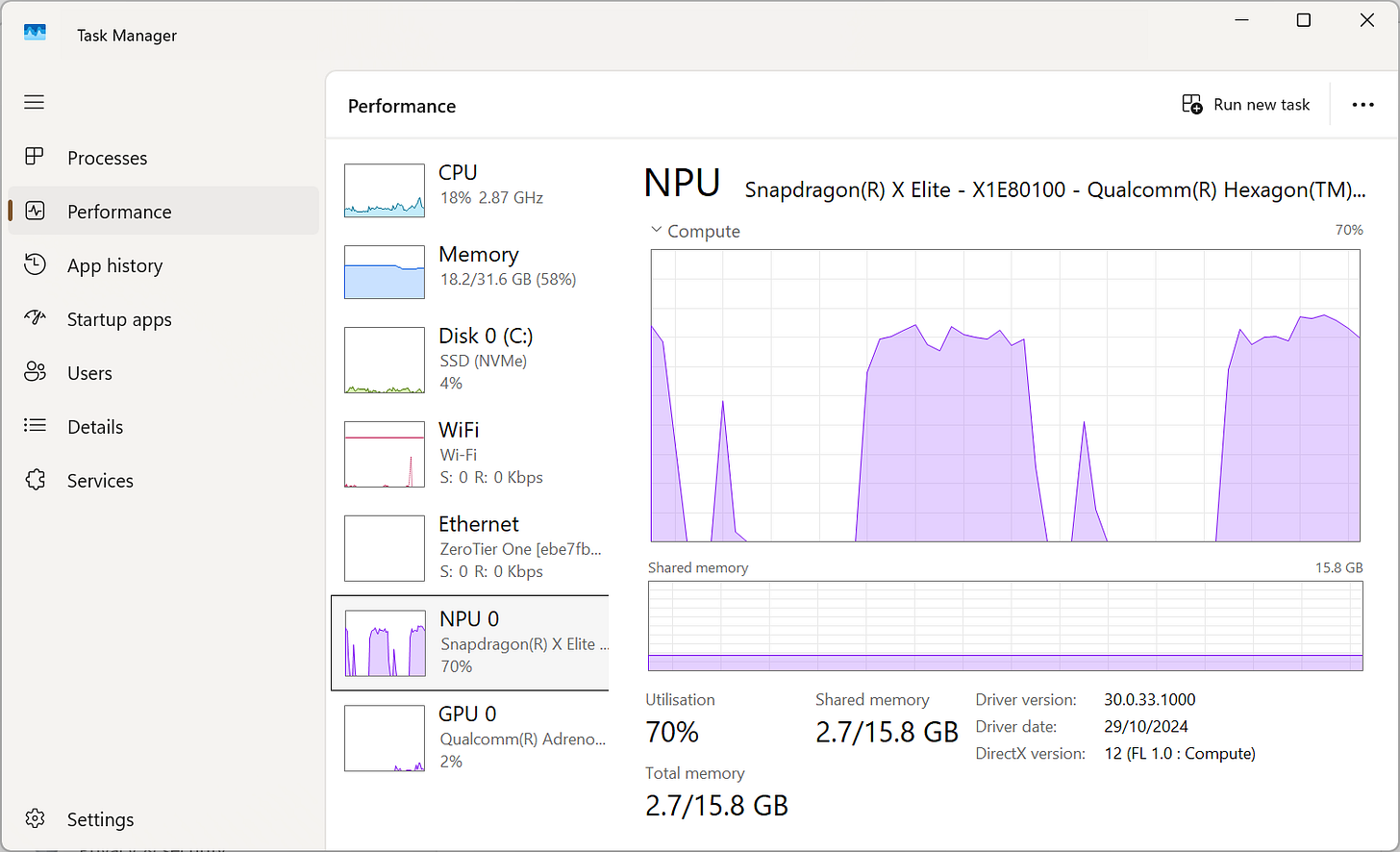 Windows 11 NPU