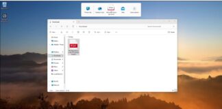 Windows 11 New Drag Tray to Share Files