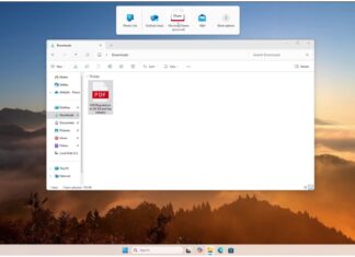 Windows 11 New Drag Tray to Share Files