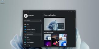 Windows 11 Personalization Settings