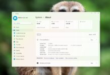 Windows 11 System Settings UI
