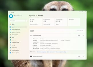 Windows 11 System Settings UI
