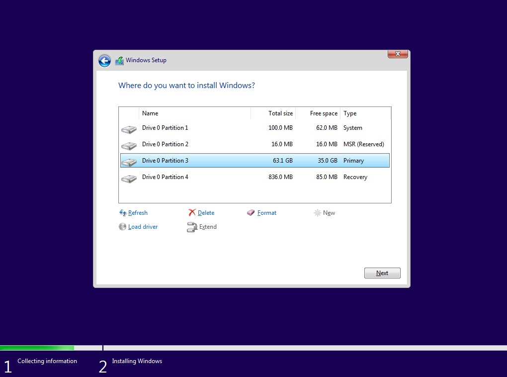 formatting c drive windows 11 23h2