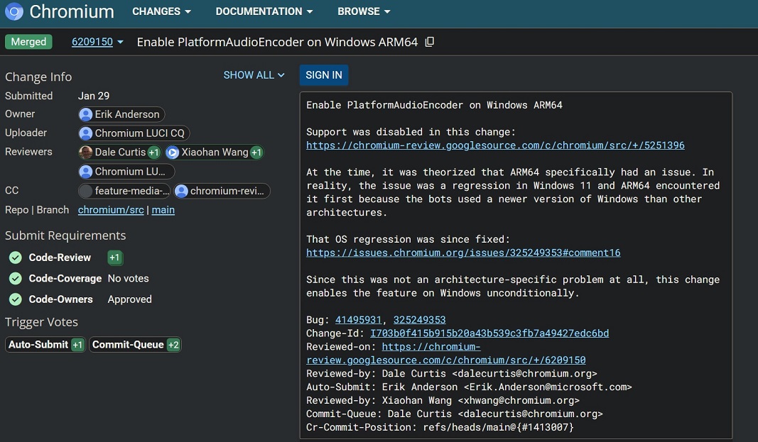 Enable PlatformAudioEncoder on Windows 11 ARM64
