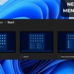 Windows 11 start menu layout