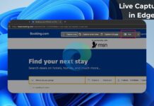 Microsoft Edge Live Capture