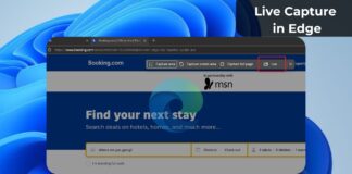 Microsoft Edge Live Capture
