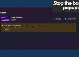 Microsoft’s pestering to backup everything in Windows 11 is getting annoying