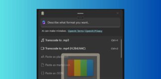 Windows 11 PowerToys transcode feature