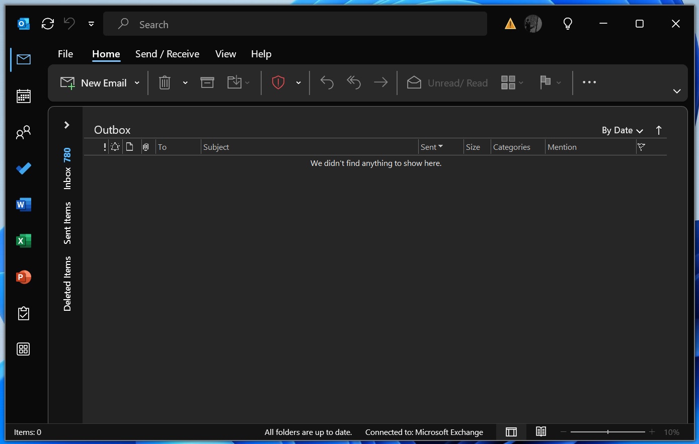 Remove Try the new Outlook toggle in Outlook Classic