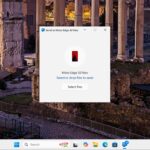 Share window from Send file button in Start menu