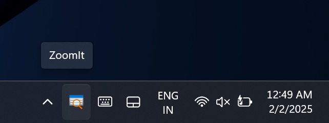 ZoomIt in system tray