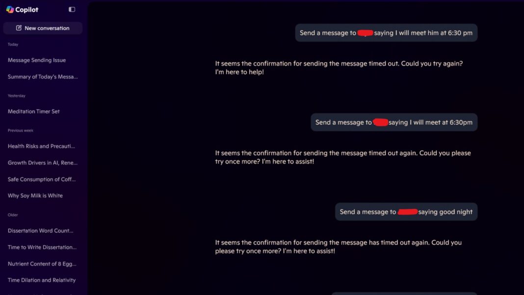 Co Pilot Send Button Microsoft launches new Copilot app on Windows 11 with o3 reasoning ...