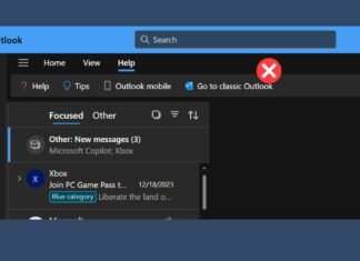 Go back to classic Outlook button doesn’t work, Microsoft offers a resolution