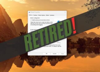 Mouse Properties dialog is now fully migrated to Windows Server Settings