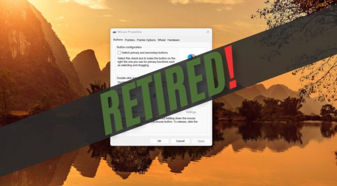 Mouse Properties dialog is now fully migrated to Windows Server Settings