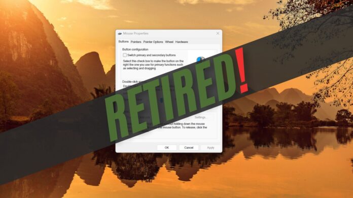 Mouse Properties dialog is now fully migrated to Windows Server Settings