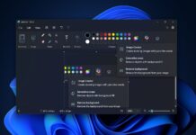 Paint Copilot button on Windows 11