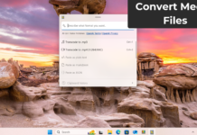 PowerToys media convertor on Windows 11