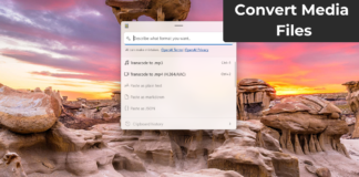 PowerToys media convertor on Windows 11