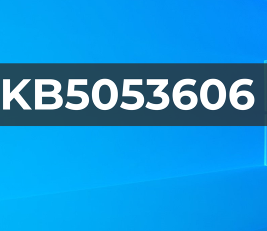 Windows 10 KB5053606 update