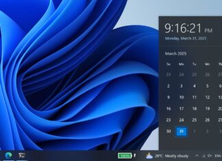 Windows 10 taskbar seconds