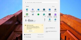 Windows 11 Microsoft account alerts