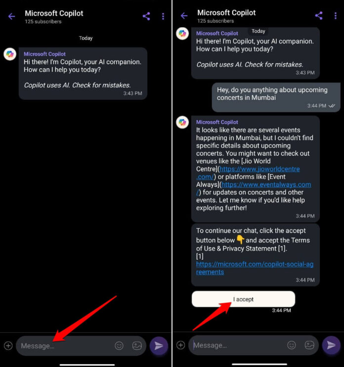 Microsoft Copilot now works on Viber after WhatsApp and Telegram